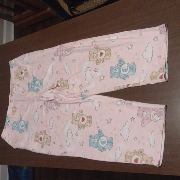 Care Bears soft pink pajama pants with pockets size XL - Picture 1 of 10